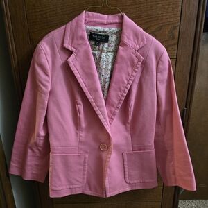 Talbots petite pink blazer